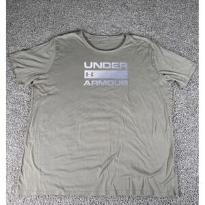 Under Armour Men's Team Issue Wordmark Short Sleeve T-Shirt Size 4XL Grey Casual